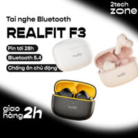 Tai nghe Bluetooth Realfit F3 Tai nghe không dây chống ồn chủ động Âm thanh không gian, Bass tốt