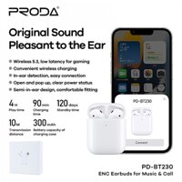 Tai nghe Bluetooth REMAX Proda PD-BT230 Airpods True Wireless kiểu dáng airpods 2 chính hãng [BH 1 năm] / pktn sale