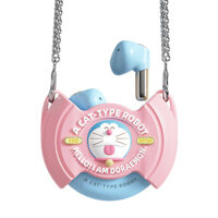 Tai nghe Bluetooth ROCK – Doraemon Rotating TWS Bluetooth Earphones-Pink