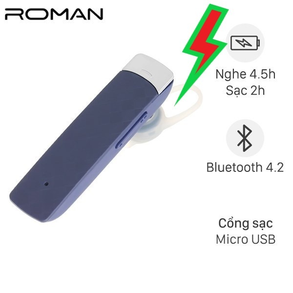 Tai nghe Bluetooth Roman R552N
