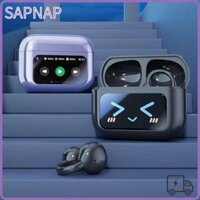 Tai nghe Bluetooth SAPNAP, Tai nghe Bluetooth có pin cao quá tai, Khử tiếng ồn hiệu quả thời trang M100 LCD Điều khiển cảm ứng Tai nghe chơi game thể thao