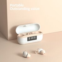 Tai nghe Bluetooth siêu Mini Tai nghe ngủ vô hình Tai nghe không dây âm thanh nổi thực sự Không đau cho Iphone Xiaomi có Mic