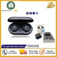 Tai Nghe Bluetooth Sony TWS - D76 Bluetooth 5.0 - Bass Hay, Âm Thanh Cực Ấm - Bảo Hành 6 Tháng