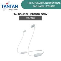 Tai Nghe Bluetooth Sony WI-C100  Hàng Chính Hãng - Màu Trắng