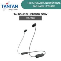 Tai Nghe Bluetooth Sony WI-C100  Hàng Chính Hãng - Màu Đen