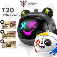 Tai Nghe Bluetooth T20 ONIKUMA, Tai Nghe Không Dây Âm Thanh HIFI Bass Mạnh, Tặng Kèm Dây Đeo