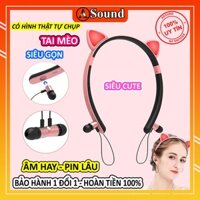 Tai nghe bluetooth tai mèo nhét tai ZW-29 TWS tai mèo phát sáng LED nháy rất đẹp, thời trang sang trọng, gọn gàng