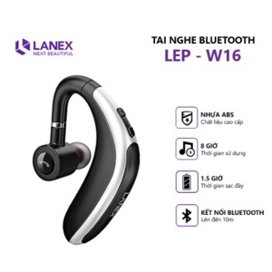 Tai nghe bluetooth V5.0 Lanex LEP W16