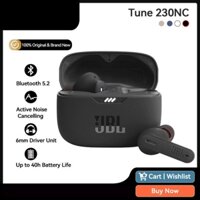 Tai nghe Bluetooth V5.2 cho JBL Tune 230NCTWS Tai nghe không dây Âm thanh nổi Âm thanh nổi IPX4 Tai nghe chống nước cho máy tính bảng điện thoại thông minh samsung a24 a34 a54