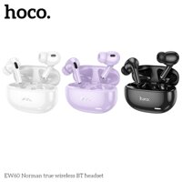 Tai nghe bluetooth V5.3 Hoco EW60, tai nghe nhét tai kèm đốc sạc, thời gian sử dụng liên tục nhiều giờ