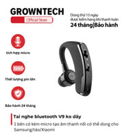 Tai nghe bluetooth V9 ko dây 1 bên có kèm micro tạo âm thanh nổi có thể dùng cho Samsung/táo/Xiaomi
