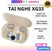 Tai nghe Bluetooth XG33, Tai nghe không dây kết nối Bluetooth 5.3, Tai nghe Bluetooth chống nước thiết kế đeo vành tai