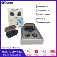 Tai Nghe Blutooth Sony D76 Cao Cấp Rất Ấm - Bass Hay, Phiên bản nút ấn [Hàng Chuẩn] Bảo Hành 6 Tháng-Kochioshop