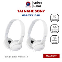 Tai nghe chính hãng Sony MDR-ZX110AP (màu trắng) có jack cắm trực tiếp, chất lượng siêu đỉnh Uni4men