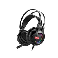 Tai nghe choàng đầu G80-A 3.5mm+USB đen LED LENOVO, G80-B USB đen LED LENOVO