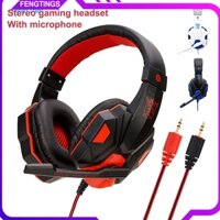 Tai nghe chơi game âm thanh nổi FTS Soyto SY830MV Tai nghe điều khiển âm lượng có Mic cho PC