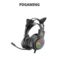 Tai nghe chơi game chụp tai PDGAMING dành cho điện thoại, máy tính, laptop dùng cho vui chơi, giải trí, bảo hành 1 năm