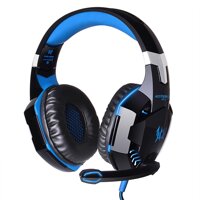 Tai nghe chơi game  EACH G2000 Over-ear  với Mic Stereo Bass Đèn LED cho PC -Màu xanh dương