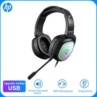 Tai Nghe Chơi Game HP H360G 7.1 Usb2.0 Có Đèn Led 50mm Thân Thiện Với Da