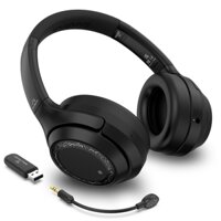 Tai nghe chơi game không dây SoundMAGIC P60BT GM Performance - Truyền USB 2.4GHz / Bluetooth 5.2 Tai nghe phim tuyệt vời Điều khiển cảm ứng Độ trễ thấp hơn 50H Chơi cho PS5, Xbox