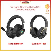 Tai Nghe Chơi Game Không Dây EDra EH496W, EH414W | Mic Rời | Kết Nối 2.4GHz, Bluetooth - Hàng Chính Hãng