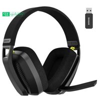 Tai nghe chơi game không dây BW06 2.4G có Mic lật ENC cho PC,,, Tai nghe Bluetooth chế độ kép dành cho game thủ Dễ sử dụng -Đen