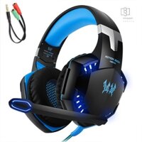 Tai nghe chơi game KOTION EACH G2000 3.5mm Giảm tiếng ồn cho PC Laptop Điện thoại thông minh có cáp chuyển đổi âm thanh
