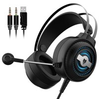 Tai nghe chơi game qua tai NUBWO N1 PRO có dây 3.5mm với đèn thở đầy màu sắc Chống ồn E-Sport