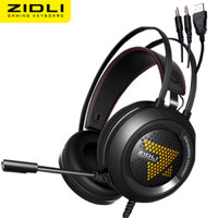 Tai nghe chơi game Zidli ZH6 có mic, led 7màu  Jack 3.5mm - Hàng Chính Hãng - Stereo - All in One Full Box