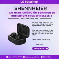 Tai nghe chống ồn SENNHEISER Momentum True Wireless 3 (Đen)