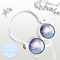 Tai nghe chụp CÂY NẤM NHỎ A little mushroom BL boylove in hình chibi cắm dây tiện lợi thời trang