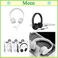 "Tai nghe chụp đầu Hoco W21" Kết nối jack 3.5mm, Mút đệm hạn chế âm thanh phát ra, giảm đau tai, dây dài 1.2m Meen