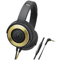 Tai Nghe Chụp Tai Audio Technica ATH-WS550iS Vàng - Hàng Chính Hãng