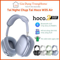 Tai Nghe Chụp Tai BLUETOOTH Hoco W35 Air, 45 giờ nghe nhạc, Full Size Kiểu Dáng Sang Trọng, Chống Ồn, Chống Thấm Nước