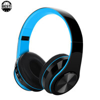 Tai Nghe Chụp Tai Bluetooth Chống Ồn GS-H3 Cao Cấp, Headphone Bluetooth Chụp Tai Có Mic Đàm Thoại Tiện Lợi, Tai Nghe Bluetooth Không Dây Pin Cực Khỏe Bluetooth 5.0 Cao Cấp - Hàng Chính Hãng - Xanh Đen