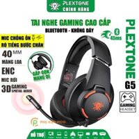 Tai nghe chụp tai bluetooth PLEXTONE G5 chống ồn Headphone có mic gaming độ trễ thấp 45ms