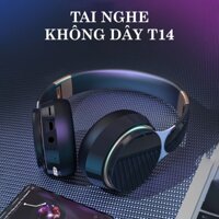 Tai nghe chụp tai bluetooth không dây T14 cao cấp có khả năng gấp gọn, Bluetooth 5.0 - K1352