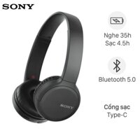 Tai nghe chụp tai Bluetooth Sony WH-CH510/BZ Đen