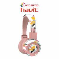 Tai nghe chụp tai có dây Havit H2238D - Hàng chính hãng - Hồng