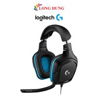 Tai nghe chụp tai có dây Logitech G431 - Hàng chính hãng - Đen