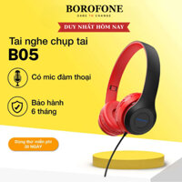 Tai nghe chụp tai có dây BOROFONE BO5 Star Sound dài 1.2m, jack 3.5mm cách âm tốt, âm bass mạnh mẽ