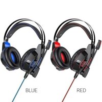 Tai nghe chụp tai có míc chơi game pubg, liên quân cho điện thoại và máy tính chính hãng Hoco W102
