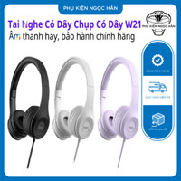 Tai nghe chụp tai Hoco W21 chính hãng có mic, tai nghe headphone dành cho laptop, điện thoại, máy tính