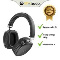 Tai Nghe Chụp Tai Hoco W35 - Bluetooth V5.3, Kiểu Dáng Sang Trọng, Chống Ồn, Chống Thấm Nước,  Pin Siêu Trâu 40h.