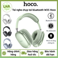 Tai Nghe Chụp Tai Hoco W35 Air , Bluetooth V5.3, Kiểu Dáng Sang Trọng, Chống Ồn, Chống Thấm Nước, Pin Siêu Trâu 40h