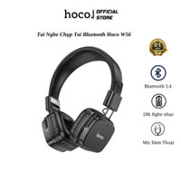 Tai nghe chụp tai HOCO W56, headphones bluetooth có mic đàm thoại, 28H nghe nhạc  - Chính hãng.