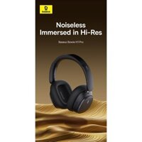 Tai Nghe Chụp Tai Không Dây Baseus Bowie H1 Pro ANC (Bluetooth v5.3, Hi-Res Audio, 80H,-48dB Noise-Cancellation, LHDC)