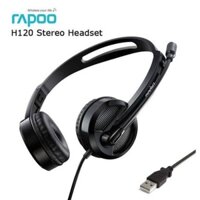 ┋Tai nghe chụp tai On-ear Rapoo H120 - USB Stereo