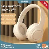 Tai nghe chụp tai SPRISE DR58 Bluetooth với âm trầm mạnh tích hợp micro thời lượng pin 12 tiếng chất lượng cao