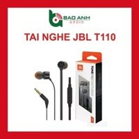 Tai nghe có dây 3.5 JBL T110 - Tune 110 Chính Hãng có Micro, dây chống rối, bass tròn trịa và chắc